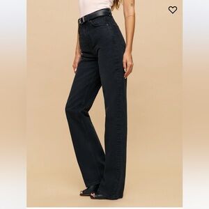 Reformation - Wilder High Rise Wide Leg Jeans - 24